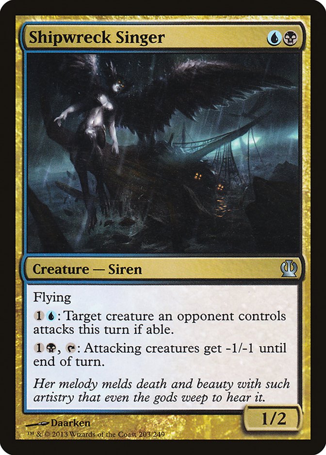 MTG Card Title: Shipwreck Singer THS/203