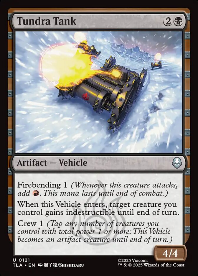 MTG Card Title: Tundra Tank TLA/121