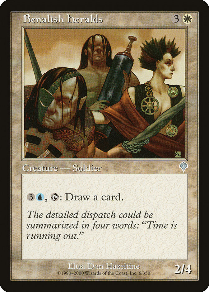 MTG Card Title: Benalish Heralds INV/6