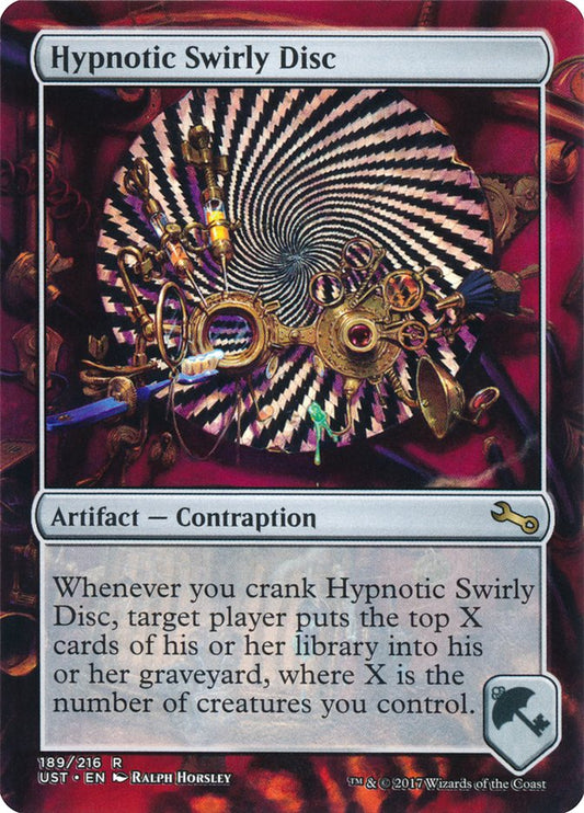 MTG Card Title: Hypnotic Swirly Disc UST/189