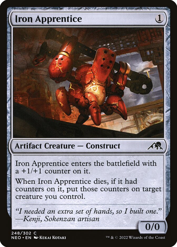 MTG Card Title: Iron Apprentice NEO/248