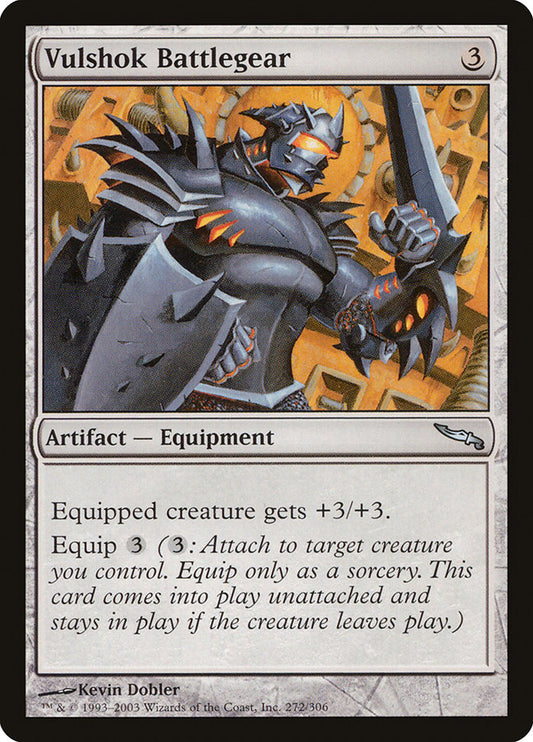 MTG Card Title: Vulshok Battlegear MRD/272