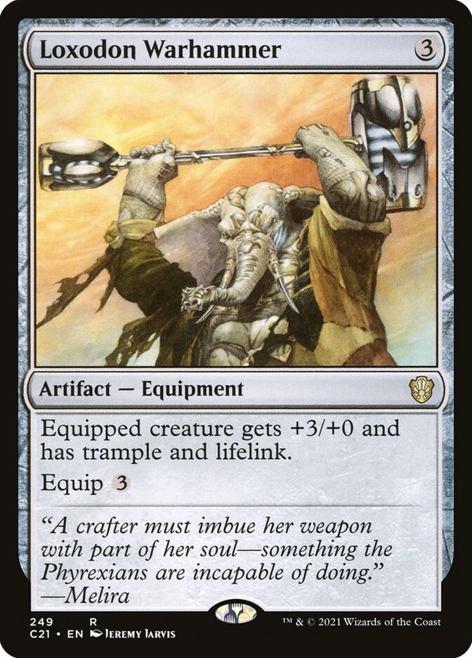 MTG Card Title: Loxodon Warhammer C21/249