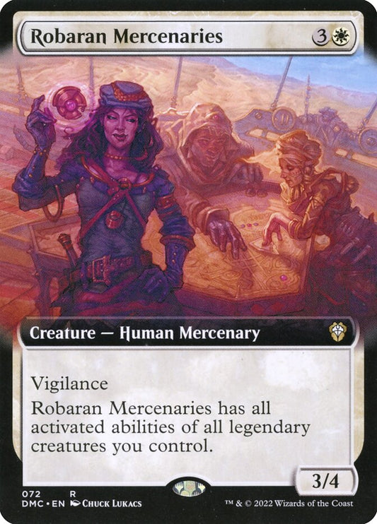 MTG Card Title: Robaran Mercenaries DMC/72