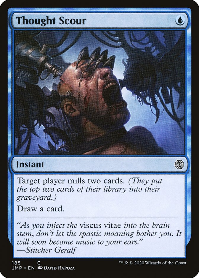 MTG Card Title: Thought Scour JMP/185