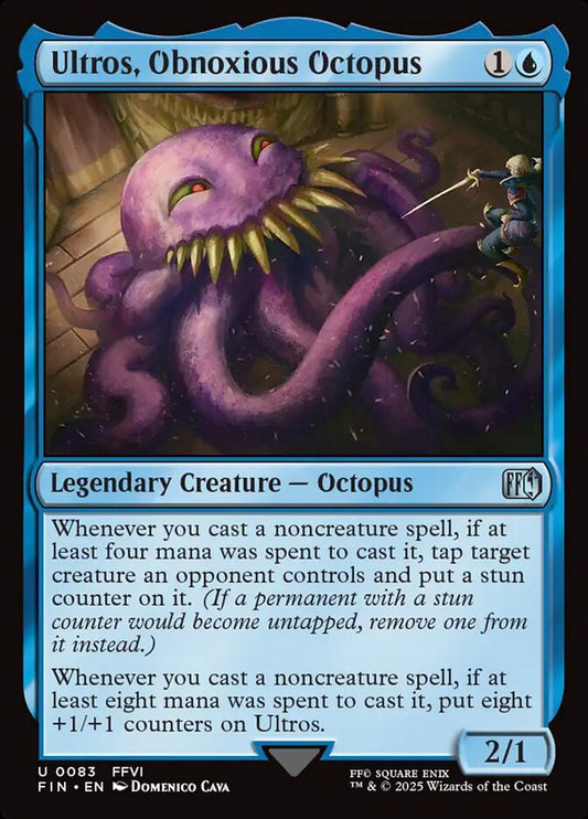 MTG Card Title: Ultros, Obnoxious Octopus FIN/83