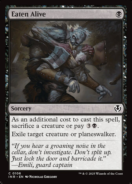 MTG Card Title: Eaten Alive INR/106