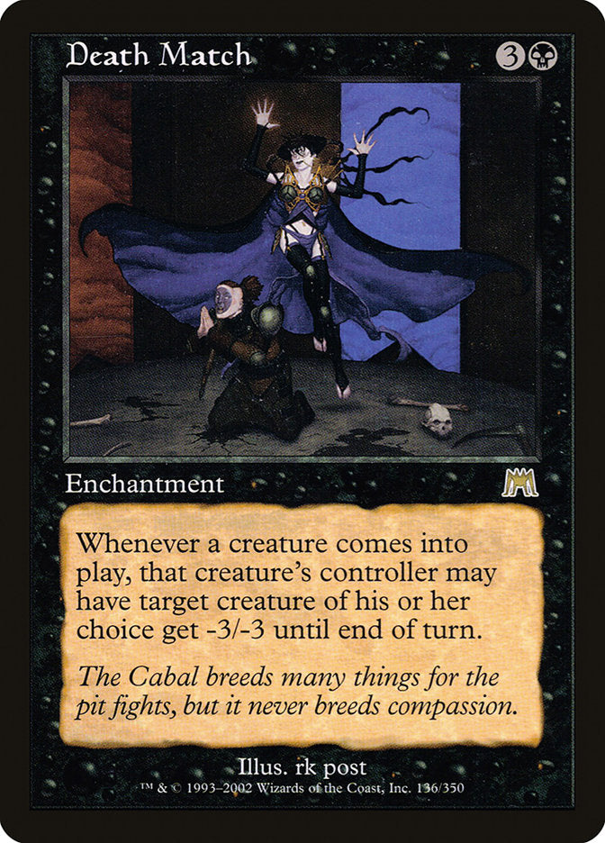 MTG Card Title: Death Match ONS/136