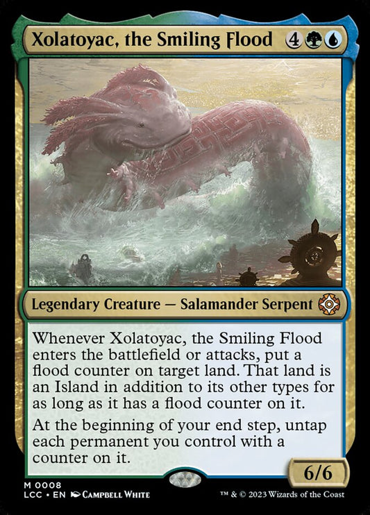 MTG Card Title: Xolatoyac, the Smiling Flood LCC/8