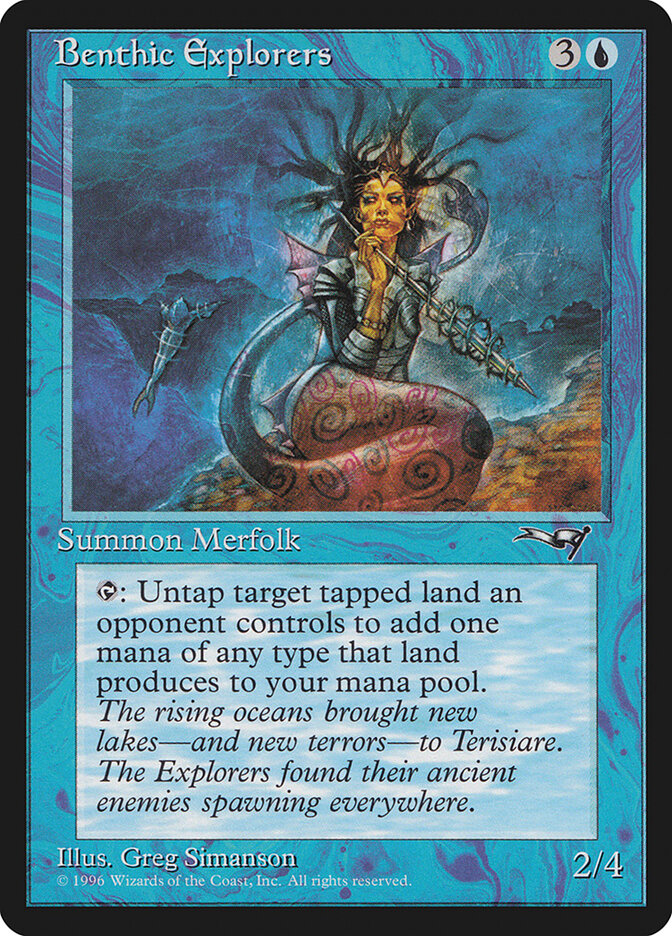MTG Card Title: Benthic Explorers ALL/24a
