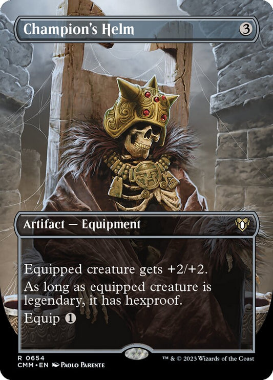 MTG Card Title: Champion's Helm CMM/654