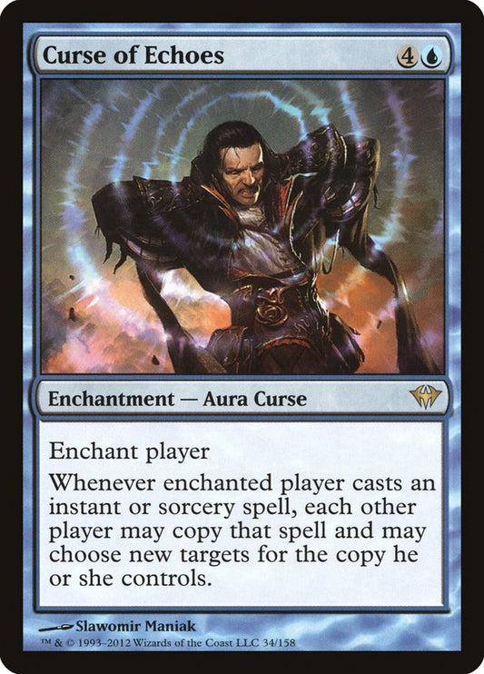 MTG Card Title: Curse of Echoes DKA/34