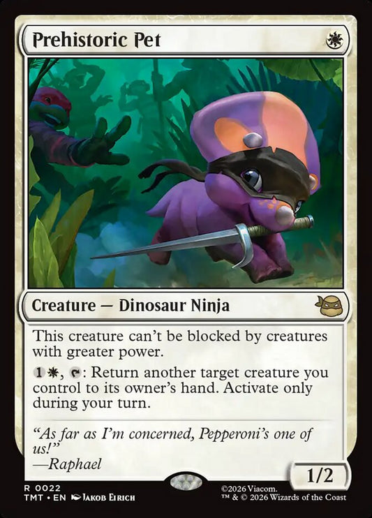 MTG Card Title: Prehistoric Pet TMT/22