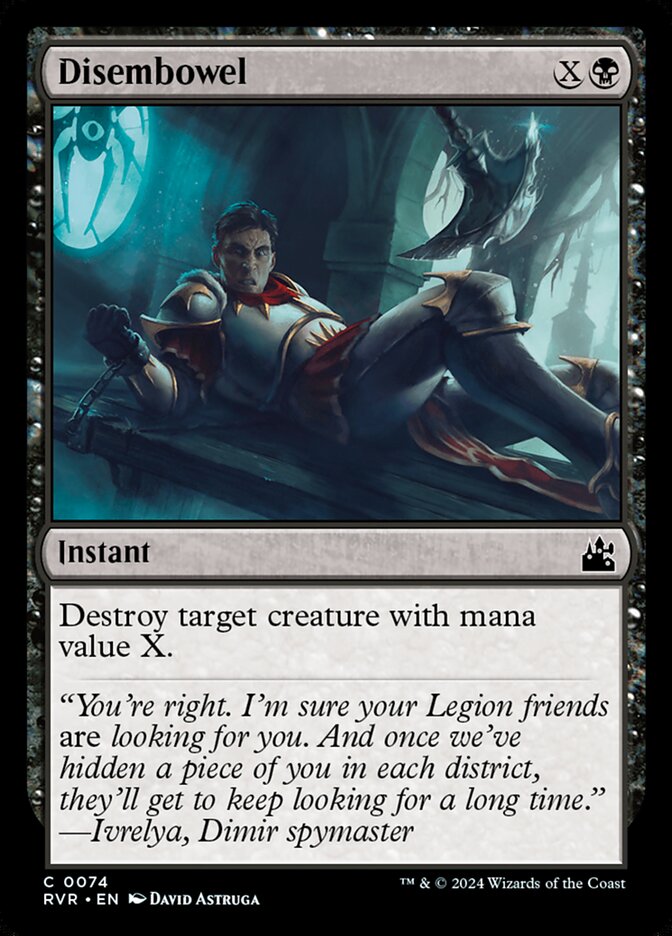 MTG Card Title: Disembowel RVR/74