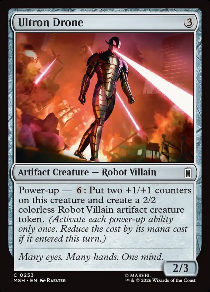 MTG Card Title: Ultron Drone MSH/253