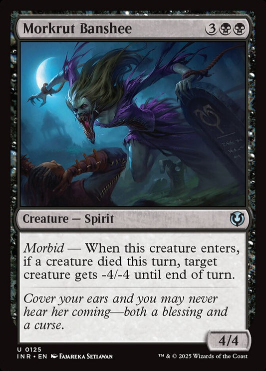 MTG Card Title: Morkrut Banshee INR/125