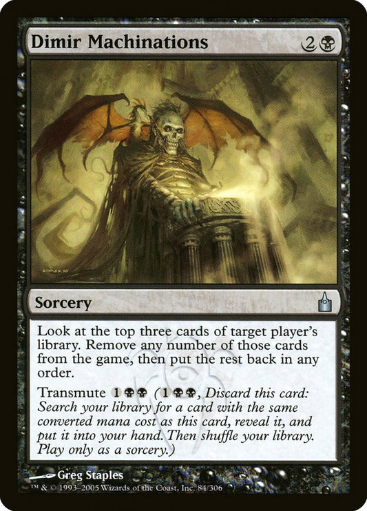 MTG Card Title: Dimir Machinations RAV/84