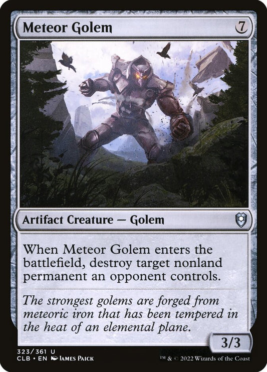 MTG Card Title: Meteor Golem CLB/323