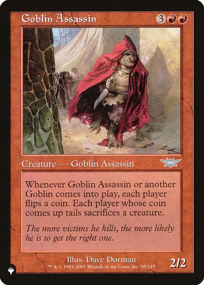 MTG Card Title: Goblin Assassin PLST/LGN-95