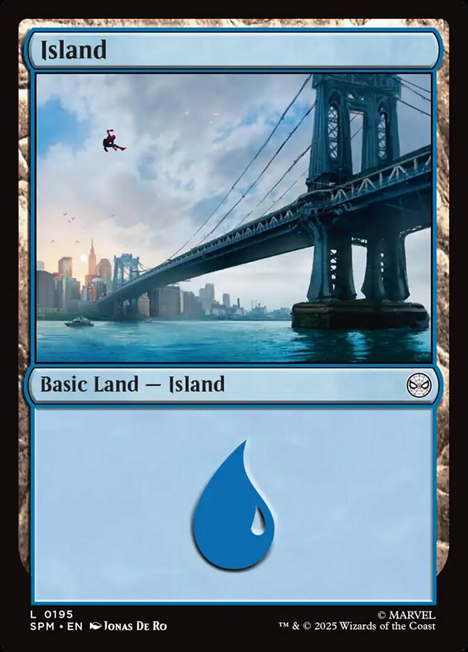 MTG Card Title: Island SPM/195