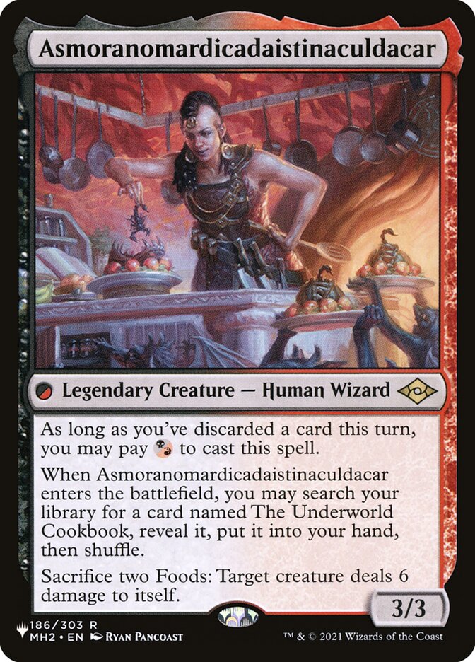 MTG Card Title: Asmoranomardicadaistinaculdacar PLST/MH2-186