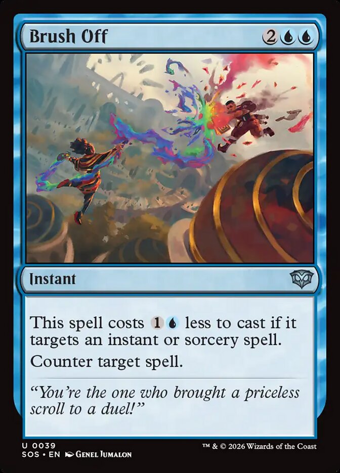 MTG Card Title: Brush Off SOS/39
