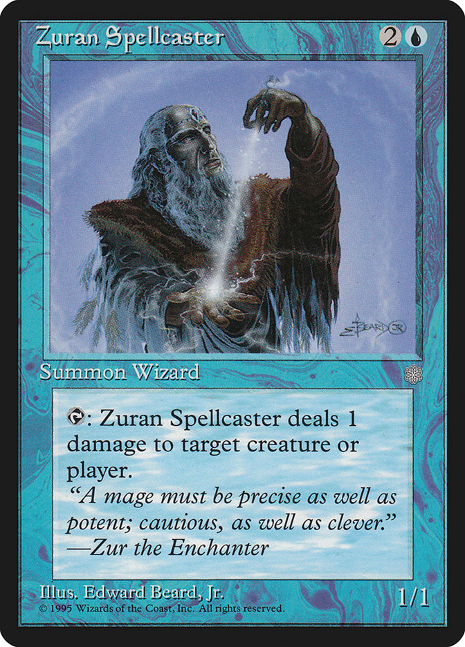 MTG Card Title: Zuran Spellcaster ICE/112