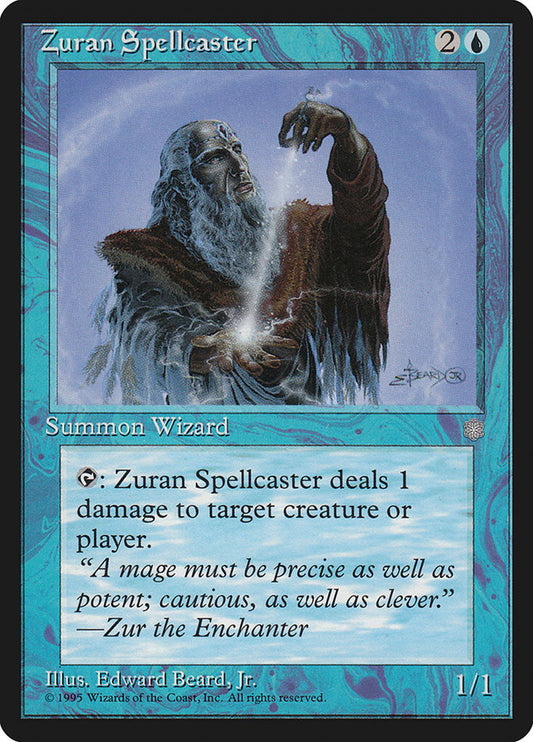MTG Card Title: Zuran Spellcaster ICE/112