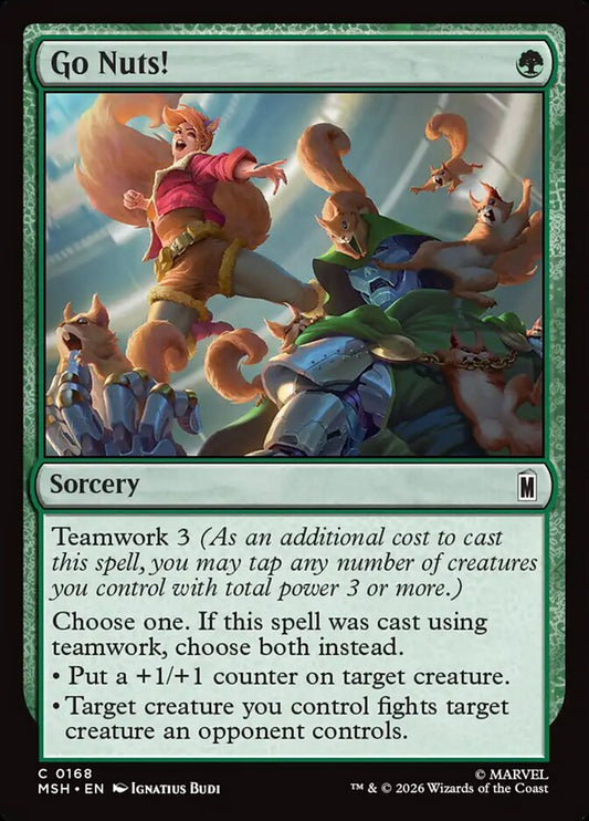MTG Card Title: Go Nuts! MSH/168