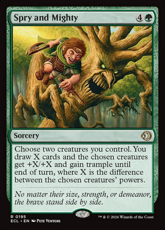 MTG Card Title: Spry and Mighty ECL/195