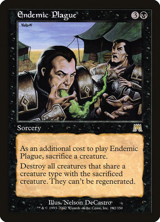 MTG Card Title: Endemic Plague ONS/142