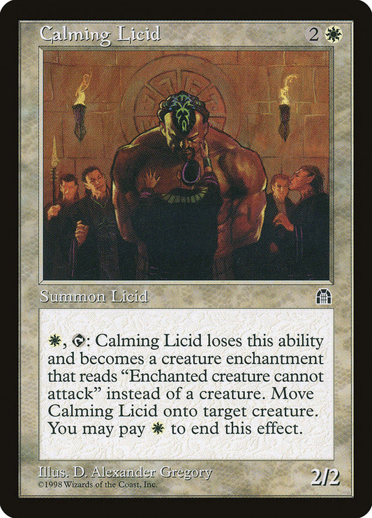 MTG Card Title: Calming Licid STH/2