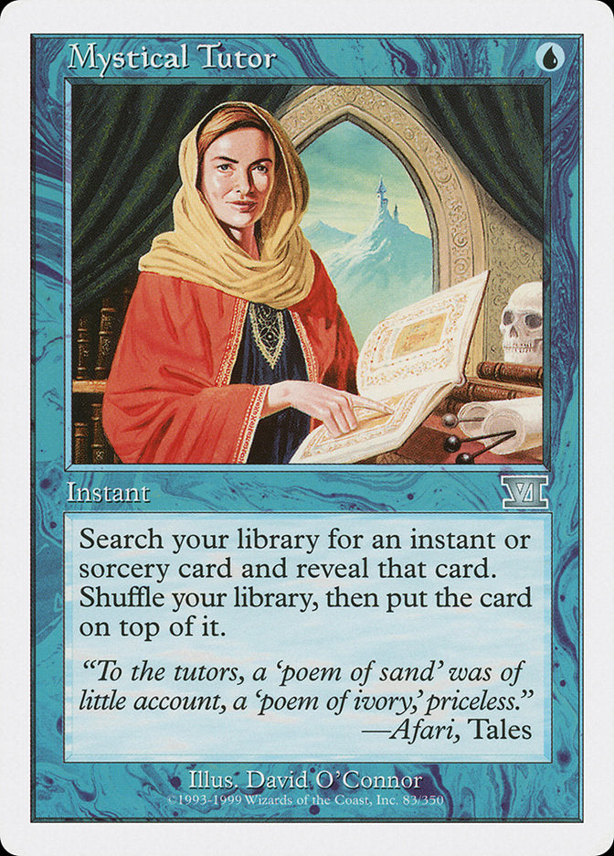 MTG Card Title: Mystical Tutor 6ED/83