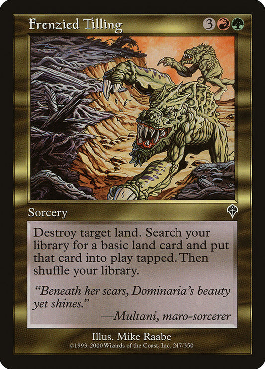 MTG Card Title: Frenzied Tilling INV/247