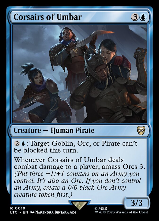 MTG Card Title: Corsairs of Umbar LTC/19
