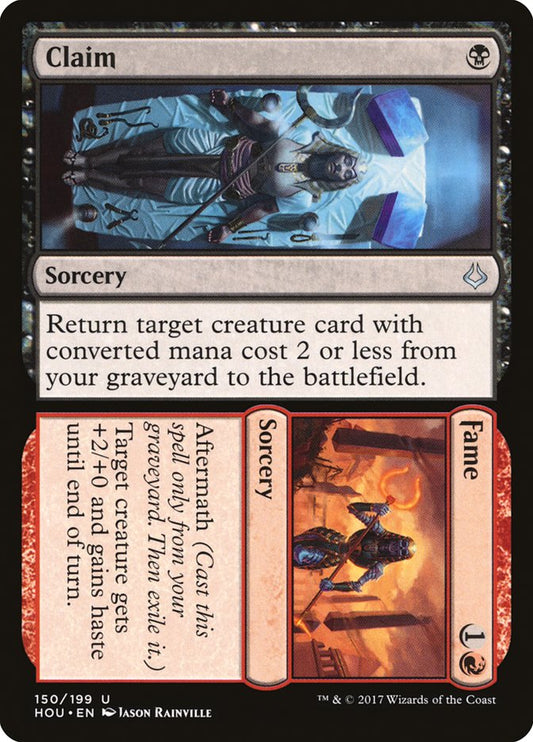 MTG Card Title: Claim // Fame HOU/150