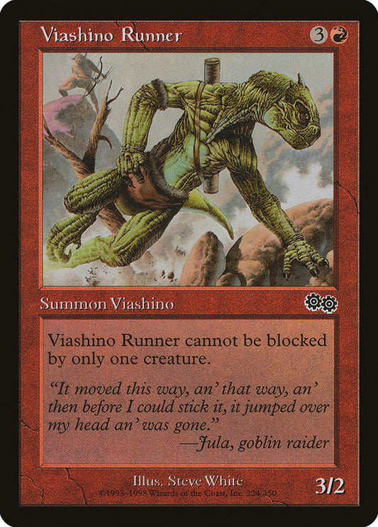 MTG Card Title: Viashino Runner USG/224
