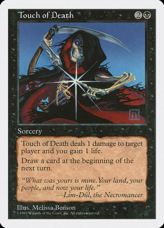 MTG Card Title: Touch of Death 5ED/200