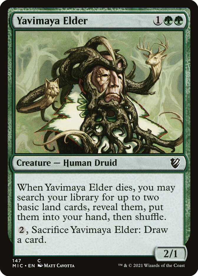 MTG Card Title: Yavimaya Elder MIC/147