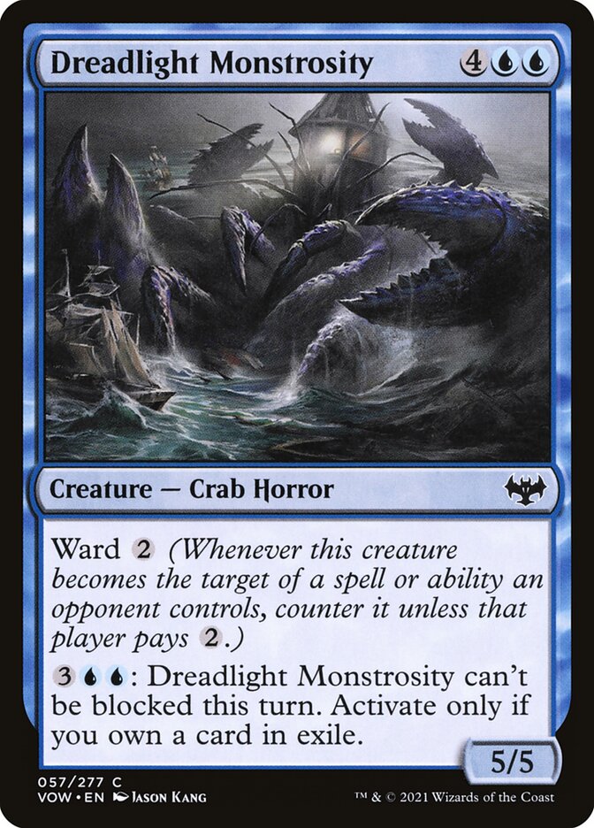 MTG Card Title: Dreadlight Monstrosity VOW/57