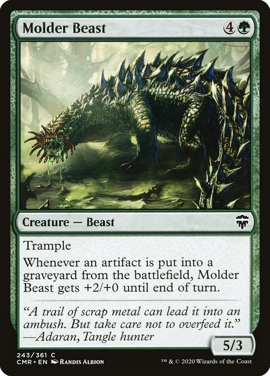 MTG Card Title: Molder Beast CMR/243