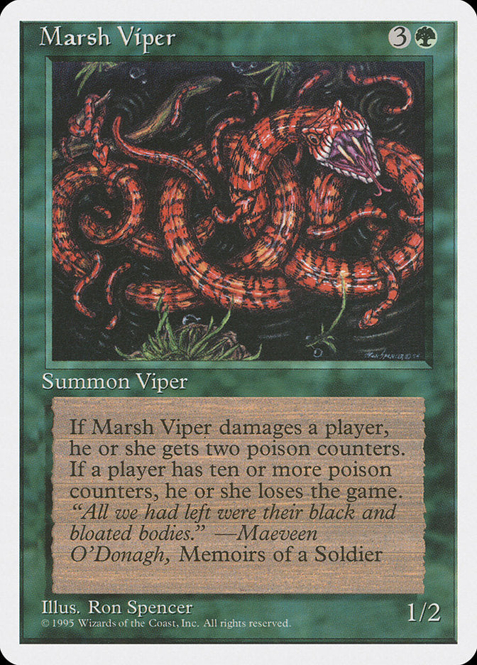 MTG Card Title: Marsh Viper 4ED/263