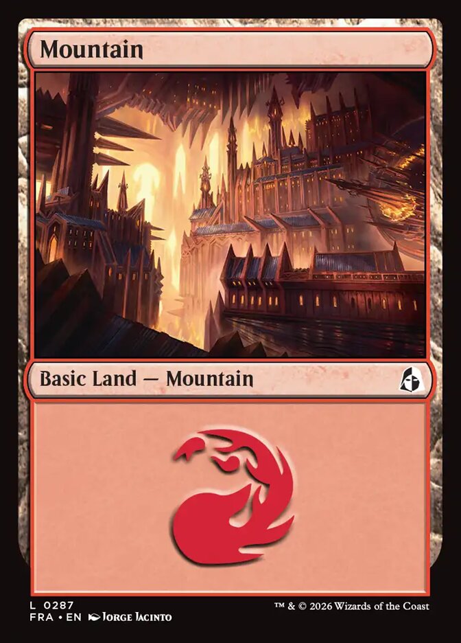 MTG Card Title: Mountain FRA/287