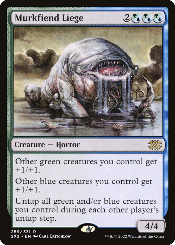 MTG Card Title: Murkfiend Liege 2X2/259