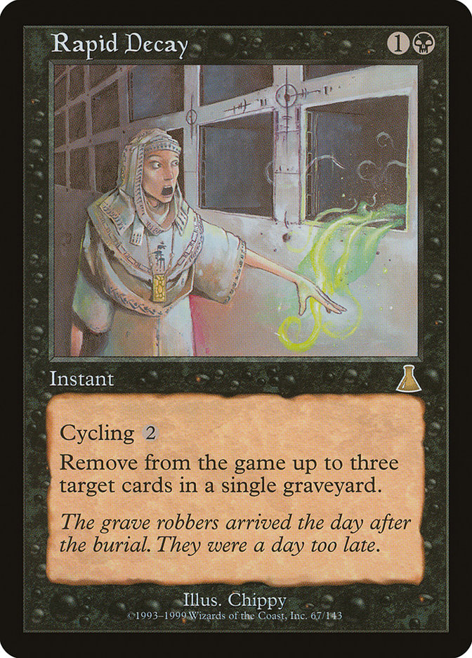MTG Card Title: Rapid Decay UDS/67