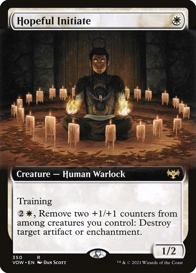 MTG Card Title: Hopeful Initiate VOW/350