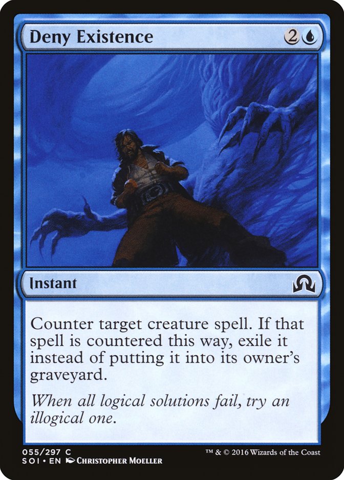 MTG Card Title: Deny Existence SOI/55