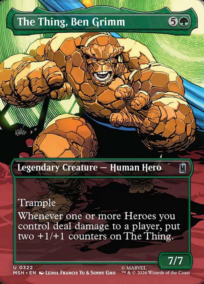 MTG Card Title: The Thing, Ben Grimm MSH/322