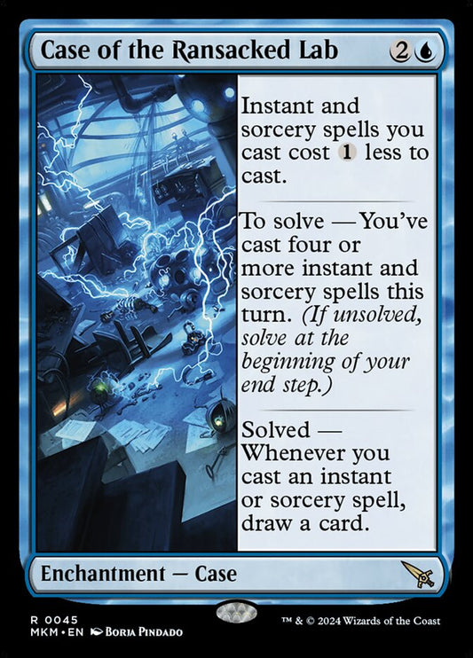 MTG Card Title: Case of the Ransacked Lab MKM/45
