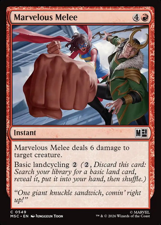MTG Card Title: Marvelous Melee MSC/549